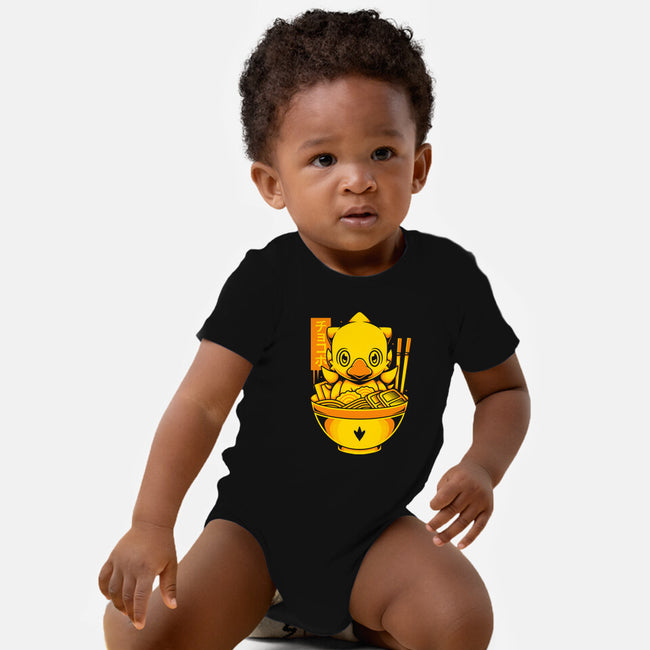 Chocobo Ramen-Baby-Basic-Onesie-Alundrart