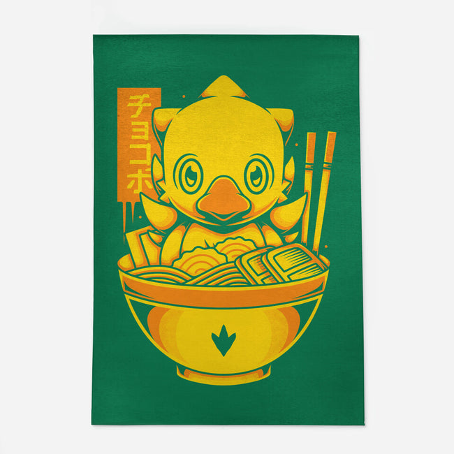 Chocobo Ramen-None-Indoor-Rug-Alundrart