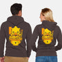 Chocobo Ramen-Unisex-Zip-Up-Sweatshirt-Alundrart