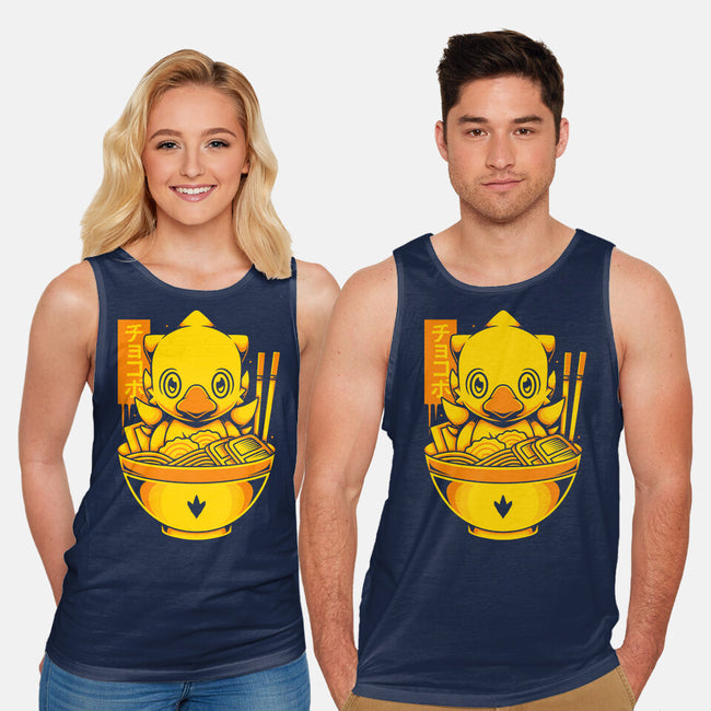 Chocobo Ramen-Unisex-Basic-Tank-Alundrart