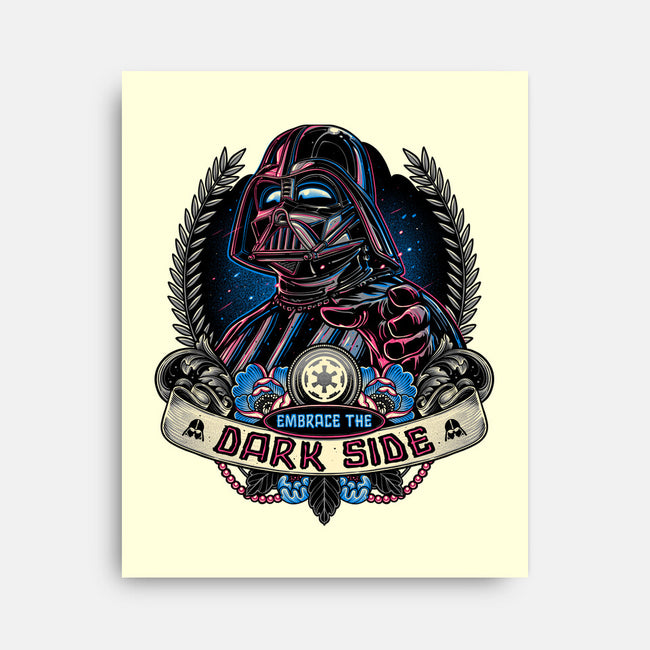 Embrace The Dark Side-None-Stretched-Canvas-momma_gorilla