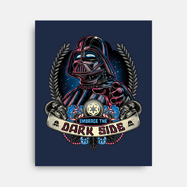 Embrace The Dark Side-None-Stretched-Canvas-momma_gorilla