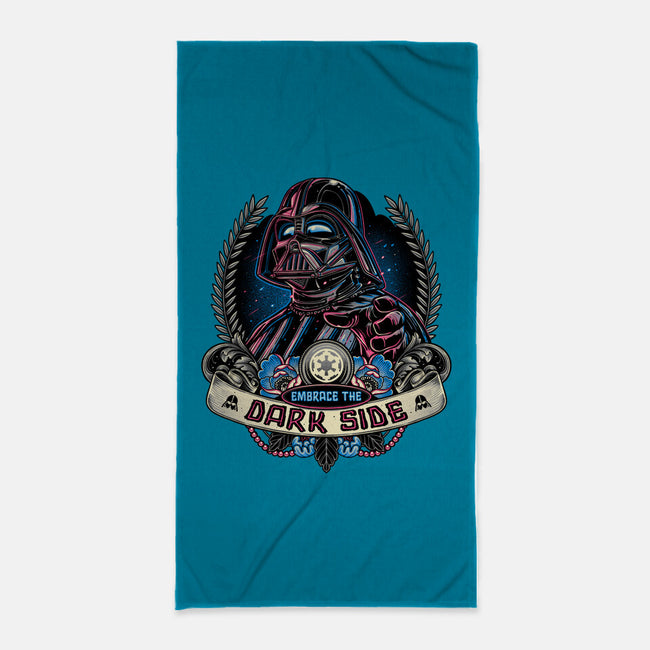 Embrace The Dark Side-None-Beach-Towel-momma_gorilla