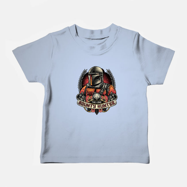 The Lone Bounty Hunter-Baby-Basic-Tee-momma_gorilla