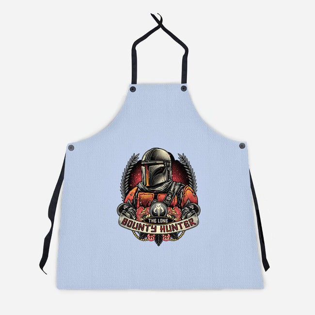 The Lone Bounty Hunter-Unisex-Kitchen-Apron-momma_gorilla