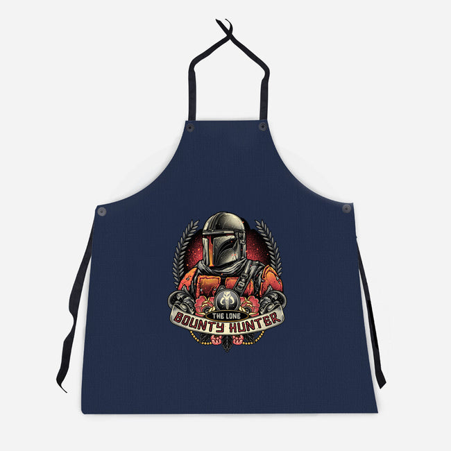 The Lone Bounty Hunter-Unisex-Kitchen-Apron-momma_gorilla