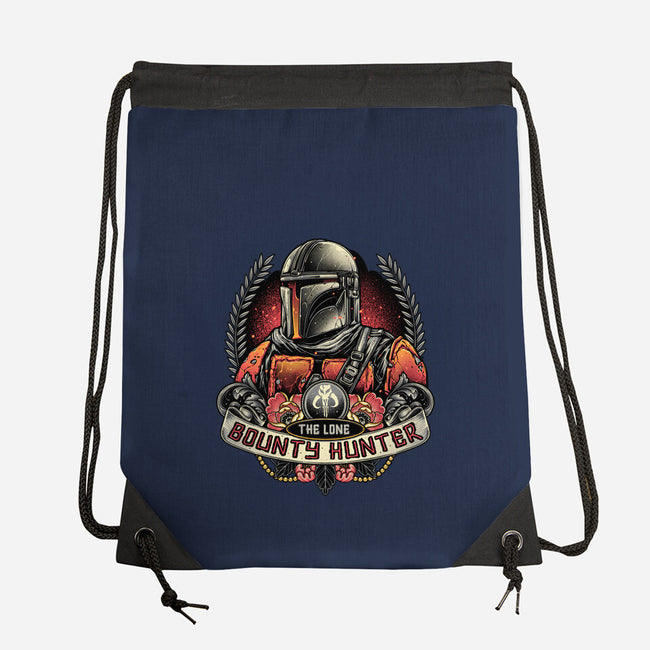 The Lone Bounty Hunter-None-Drawstring-Bag-momma_gorilla