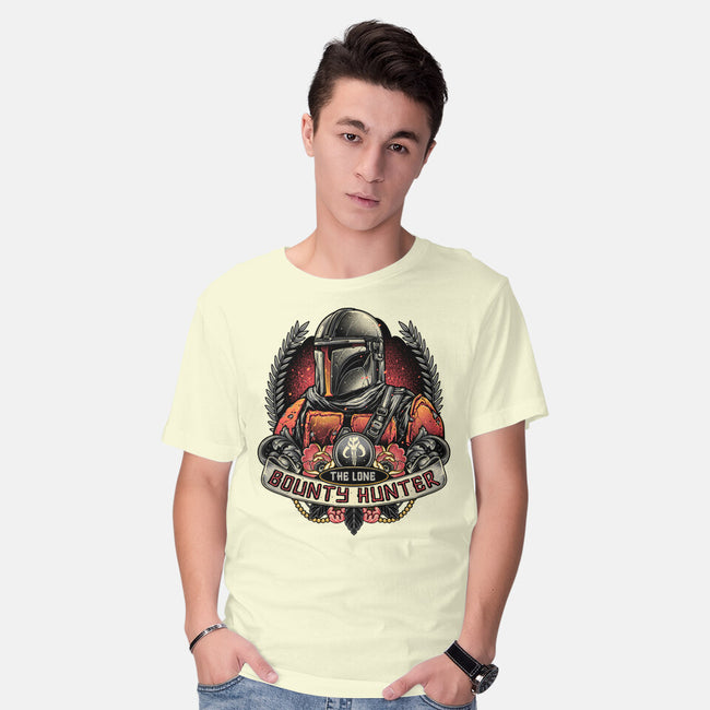 The Lone Bounty Hunter-Mens-Basic-Tee-momma_gorilla