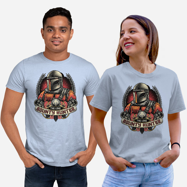 The Lone Bounty Hunter-Unisex-Basic-Tee-momma_gorilla