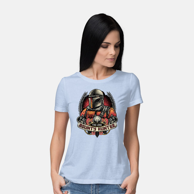 The Lone Bounty Hunter-Womens-Basic-Tee-momma_gorilla