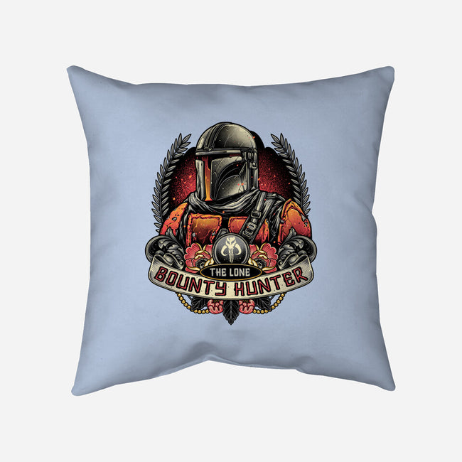 The Lone Bounty Hunter-None-Removable Cover w Insert-Throw Pillow-momma_gorilla