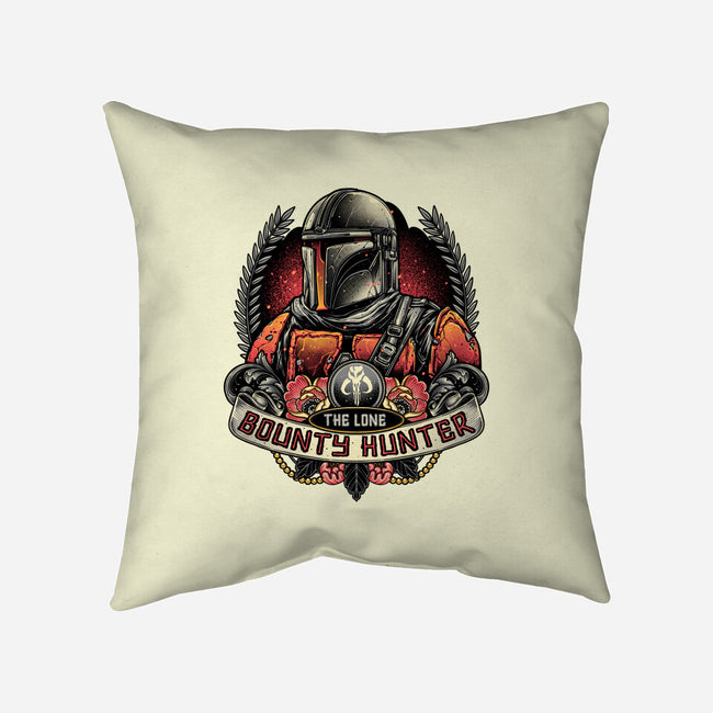 The Lone Bounty Hunter-None-Removable Cover w Insert-Throw Pillow-momma_gorilla