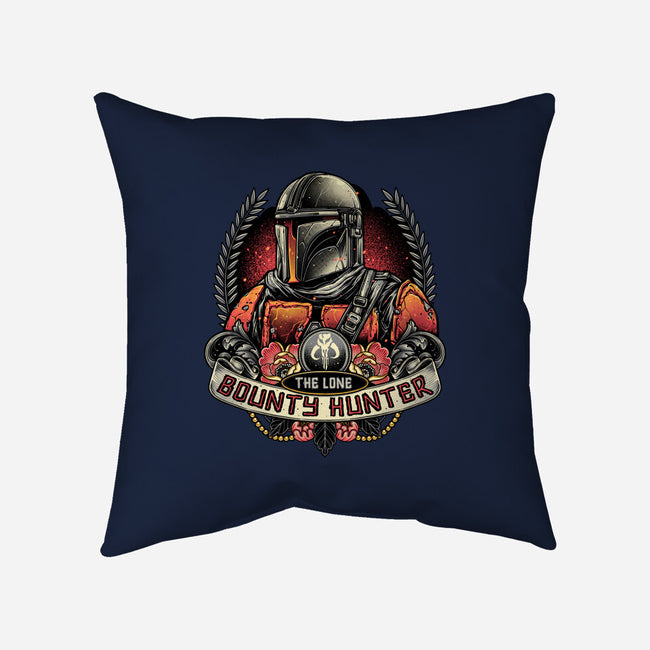 The Lone Bounty Hunter-None-Removable Cover w Insert-Throw Pillow-momma_gorilla