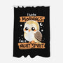 Night Spirit-None-Polyester-Shower Curtain-NemiMakeit