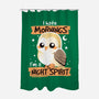 Night Spirit-None-Polyester-Shower Curtain-NemiMakeit