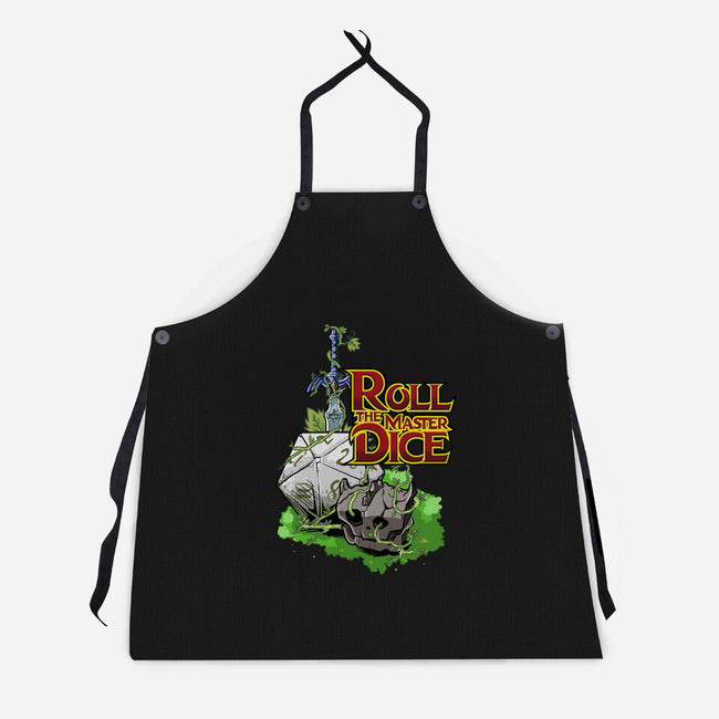 Roll The Master Dice-Unisex-Kitchen-Apron-Diego Oliver