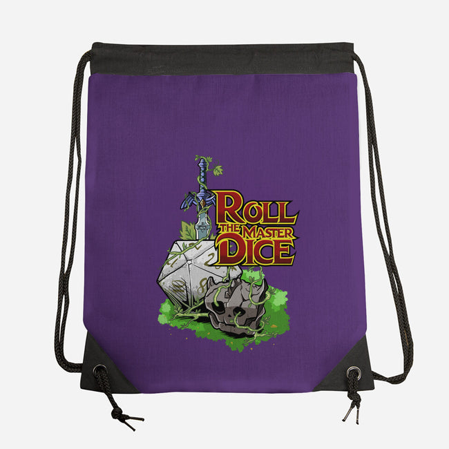 Roll The Master Dice-None-Drawstring-Bag-Diego Oliver