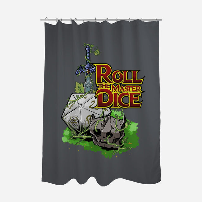 Roll The Master Dice-None-Polyester-Shower Curtain-Diego Oliver