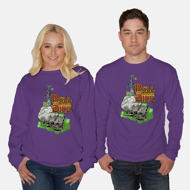 Roll The Master Dice-Unisex-Crew Neck-Sweatshirt-Diego Oliver