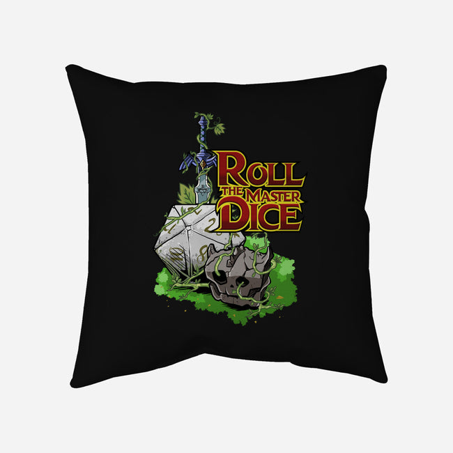 Roll The Master Dice-None-Removable Cover w Insert-Throw Pillow-Diego Oliver
