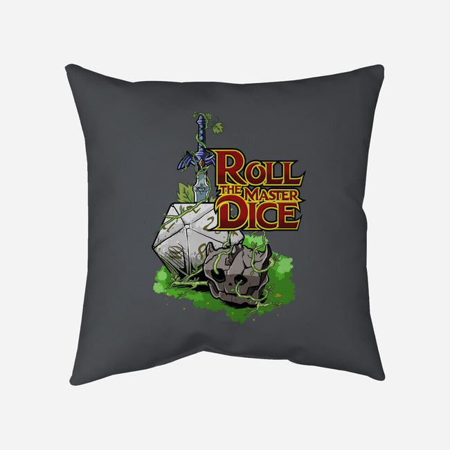 Roll The Master Dice-None-Removable Cover w Insert-Throw Pillow-Diego Oliver