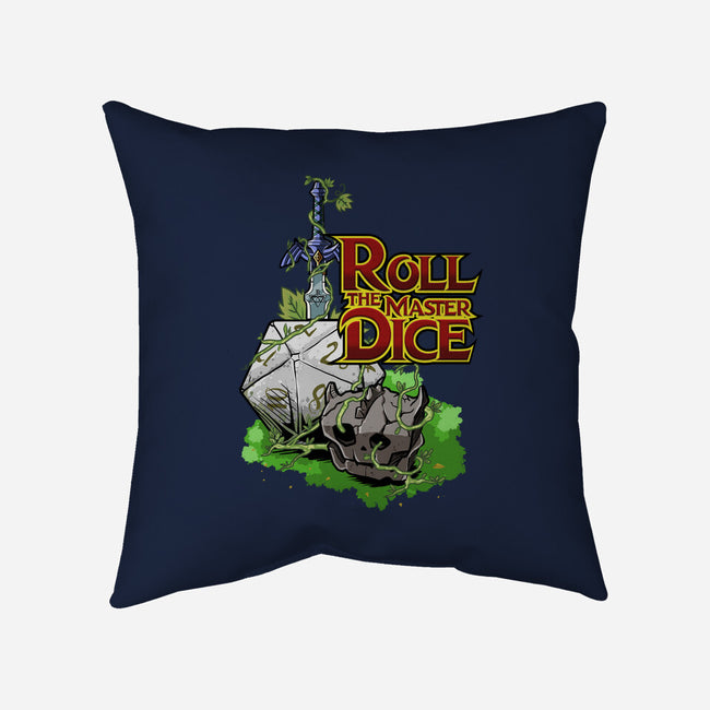 Roll The Master Dice-None-Removable Cover w Insert-Throw Pillow-Diego Oliver