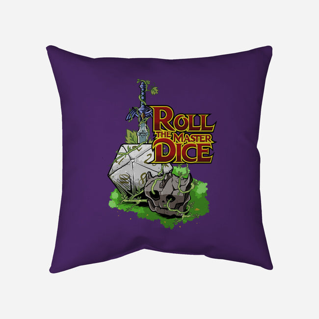 Roll The Master Dice-None-Removable Cover w Insert-Throw Pillow-Diego Oliver
