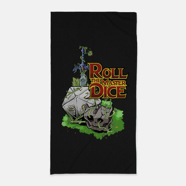 Roll The Master Dice-None-Beach-Towel-Diego Oliver