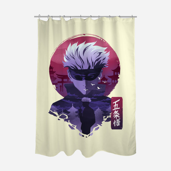 Ukiyo-e Gojo-None-Polyester-Shower Curtain-dandingeroz
