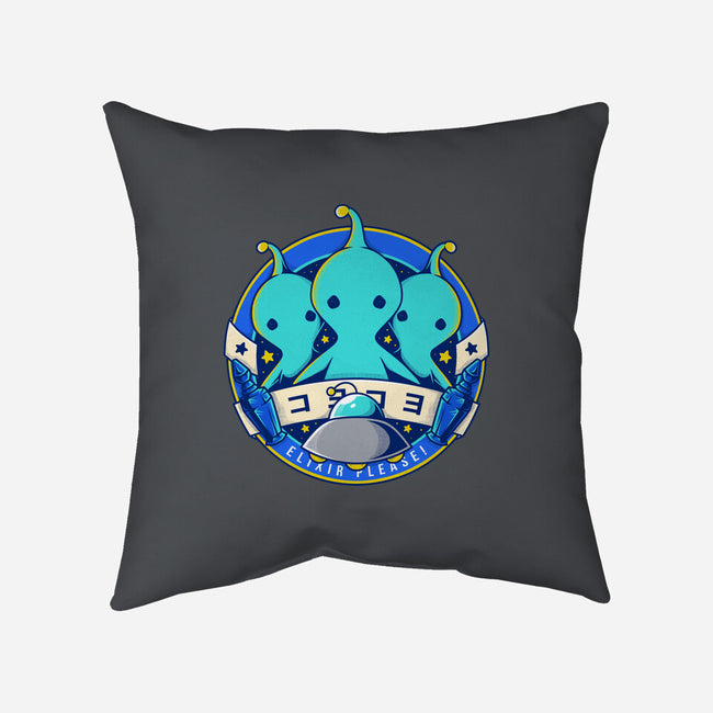 PuPu Elixir Please-None-Removable Cover-Throw Pillow-Alundrart