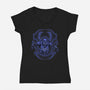 Beetle-Man-Womens-V-Neck-Tee-Astrobot Invention