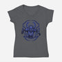 Beetle-Man-Womens-V-Neck-Tee-Astrobot Invention