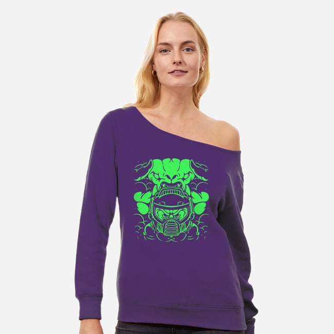 Demonguy-Womens-Off Shoulder-Sweatshirt-estudiofitas