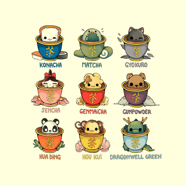 Tea Types-None-Basic Tote-Bag-Vallina84