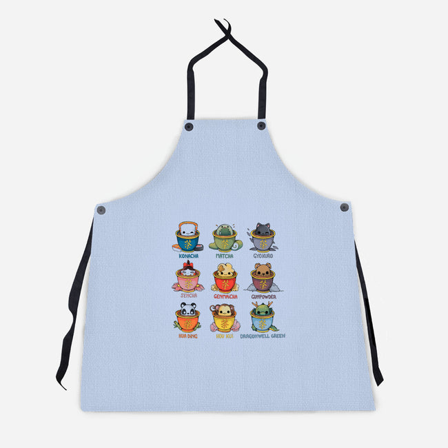 Tea Types-Unisex-Kitchen-Apron-Vallina84