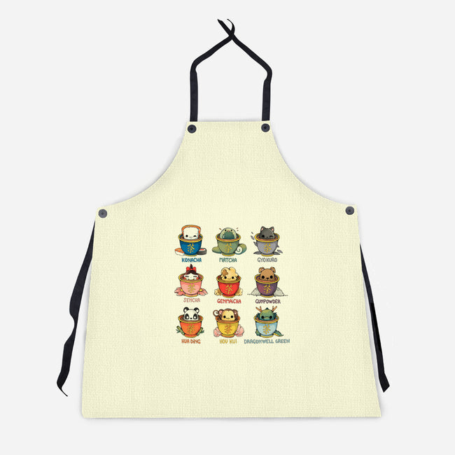 Tea Types-Unisex-Kitchen-Apron-Vallina84