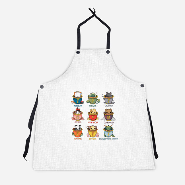 Tea Types-Unisex-Kitchen-Apron-Vallina84