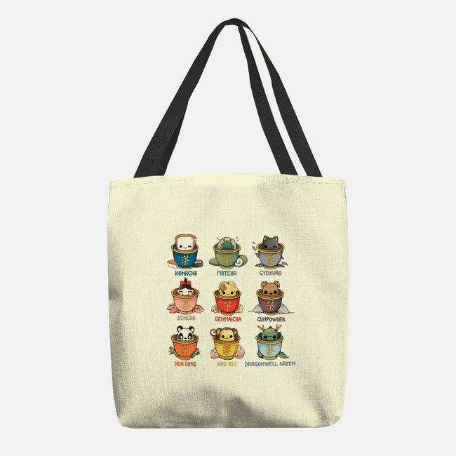 Tea Types-None-Basic Tote-Bag-Vallina84