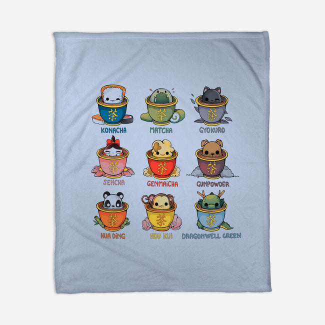 Tea Types-None-Fleece-Blanket-Vallina84