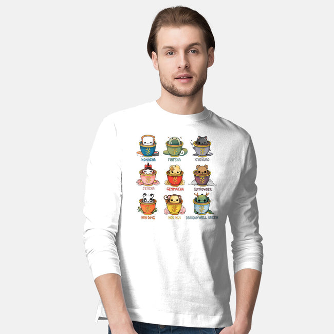 Tea Types-Mens-Long Sleeved-Tee-Vallina84
