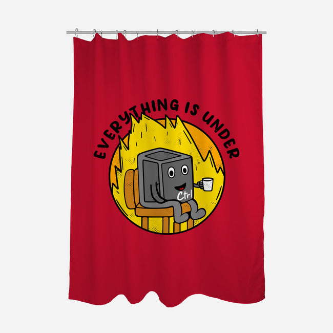 Everything Is Under Control-None-Polyester-Shower Curtain-Rogelio