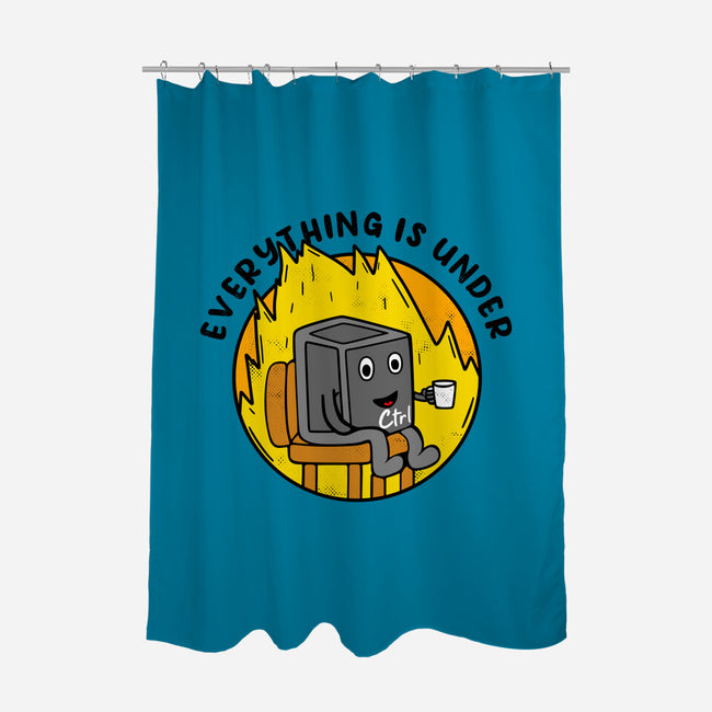 Everything Is Under Control-None-Polyester-Shower Curtain-Rogelio