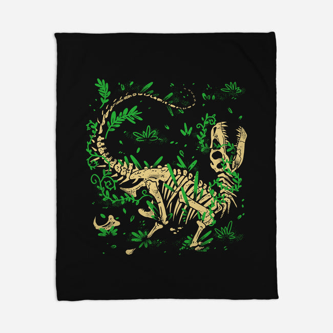 Jurassic Raptor-None-Fleece-Blanket-estudiofitas