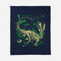 Jurassic Raptor-None-Fleece-Blanket-estudiofitas