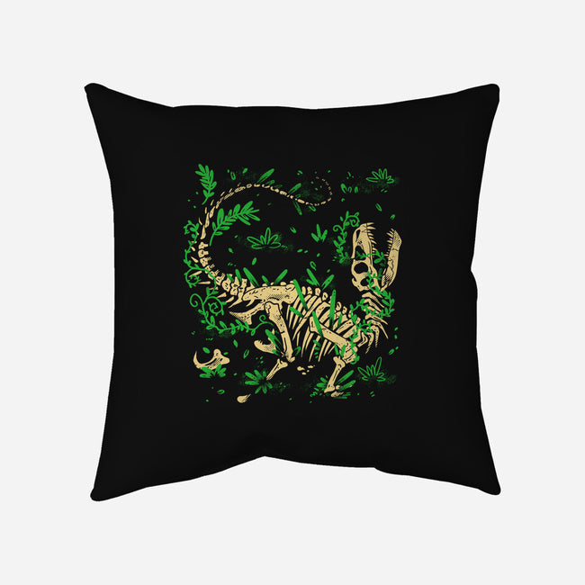 Jurassic Raptor-None-Removable Cover-Throw Pillow-estudiofitas