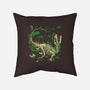 Jurassic Raptor-None-Removable Cover-Throw Pillow-estudiofitas