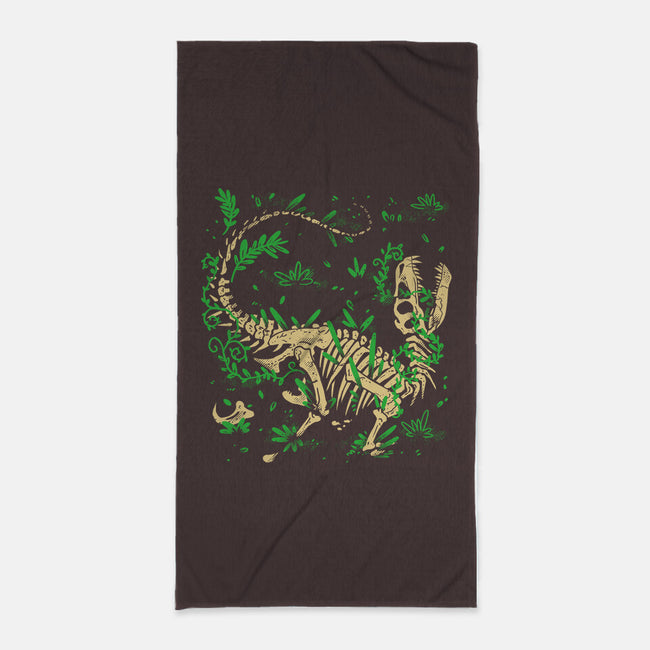 Jurassic Raptor-None-Beach-Towel-estudiofitas