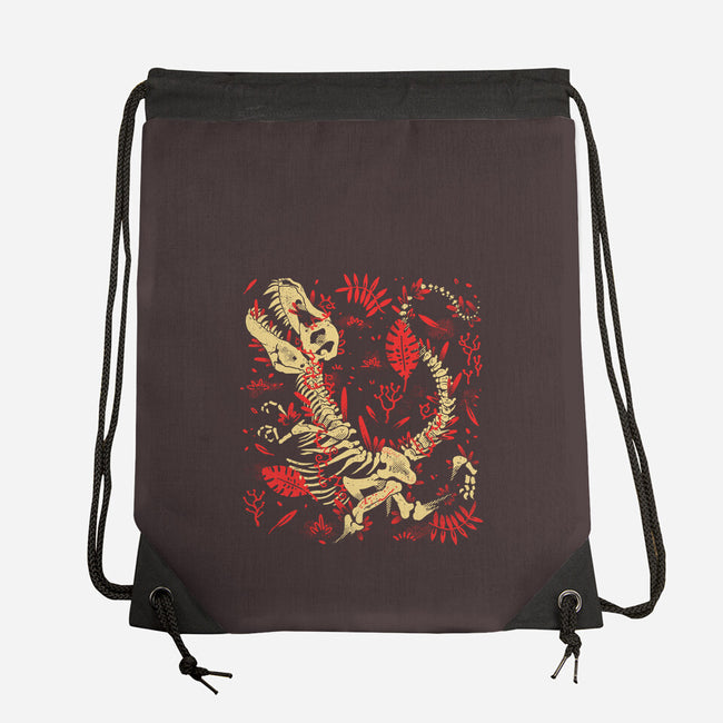 Jurassic Rex-None-Drawstring-Bag-estudiofitas