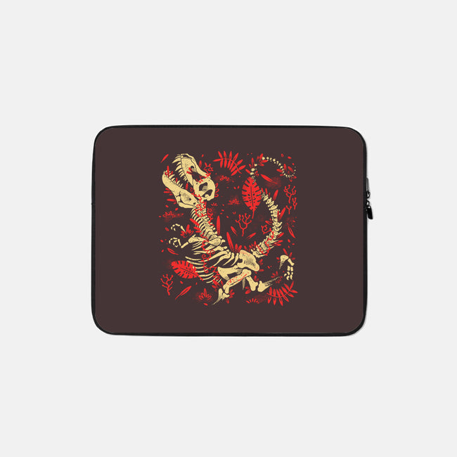 Jurassic Rex-None-Zippered-Laptop Sleeve-estudiofitas