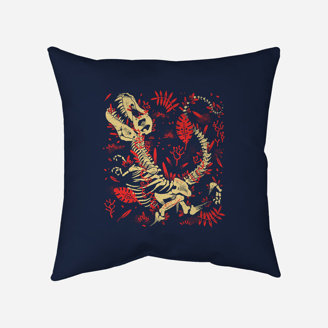 Jurassic Rex-None-Removable Cover-Throw Pillow-estudiofitas